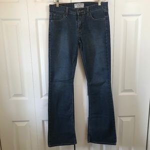 Levi's Low Rise Boot Cut Jeans Dark Wash sz 5 Long